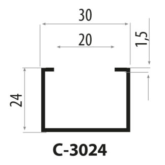 CP3024 stålprofiler