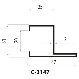 CP3147 stålprofil