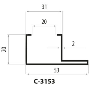 CP3153 stålprofil