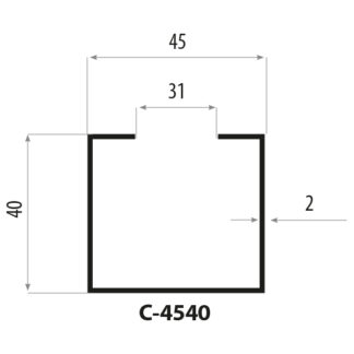 CP4540 Stålprofil