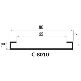 CP8010 stålprofiler