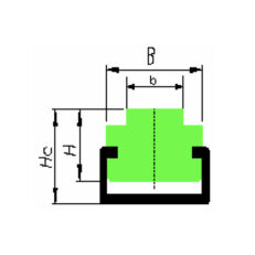 Kædeføring GR1-C, DIN8187, A4 Grøn